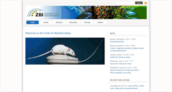 Desktop Screenshot of bioinf.uni-sb.de